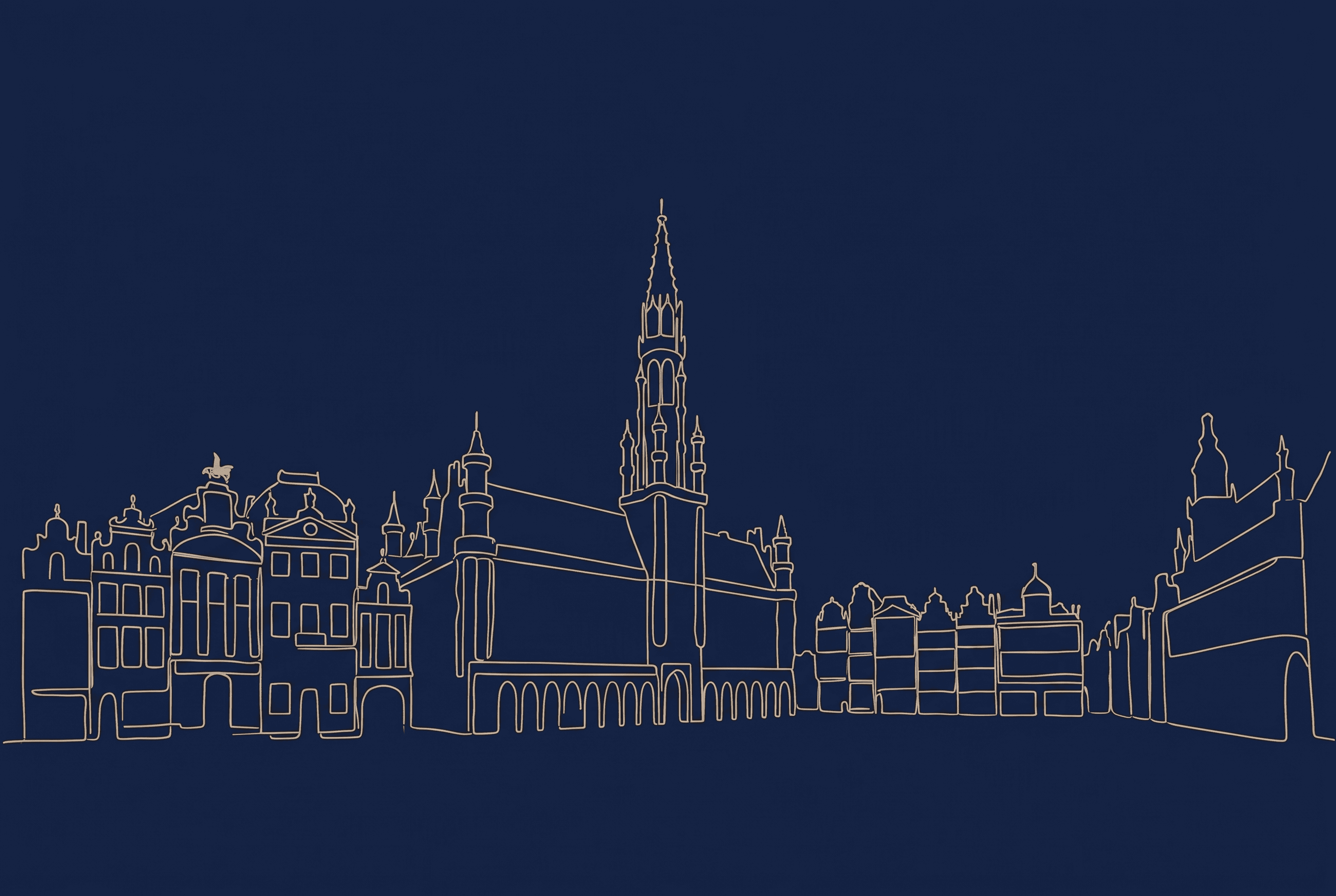Brussels cityscape