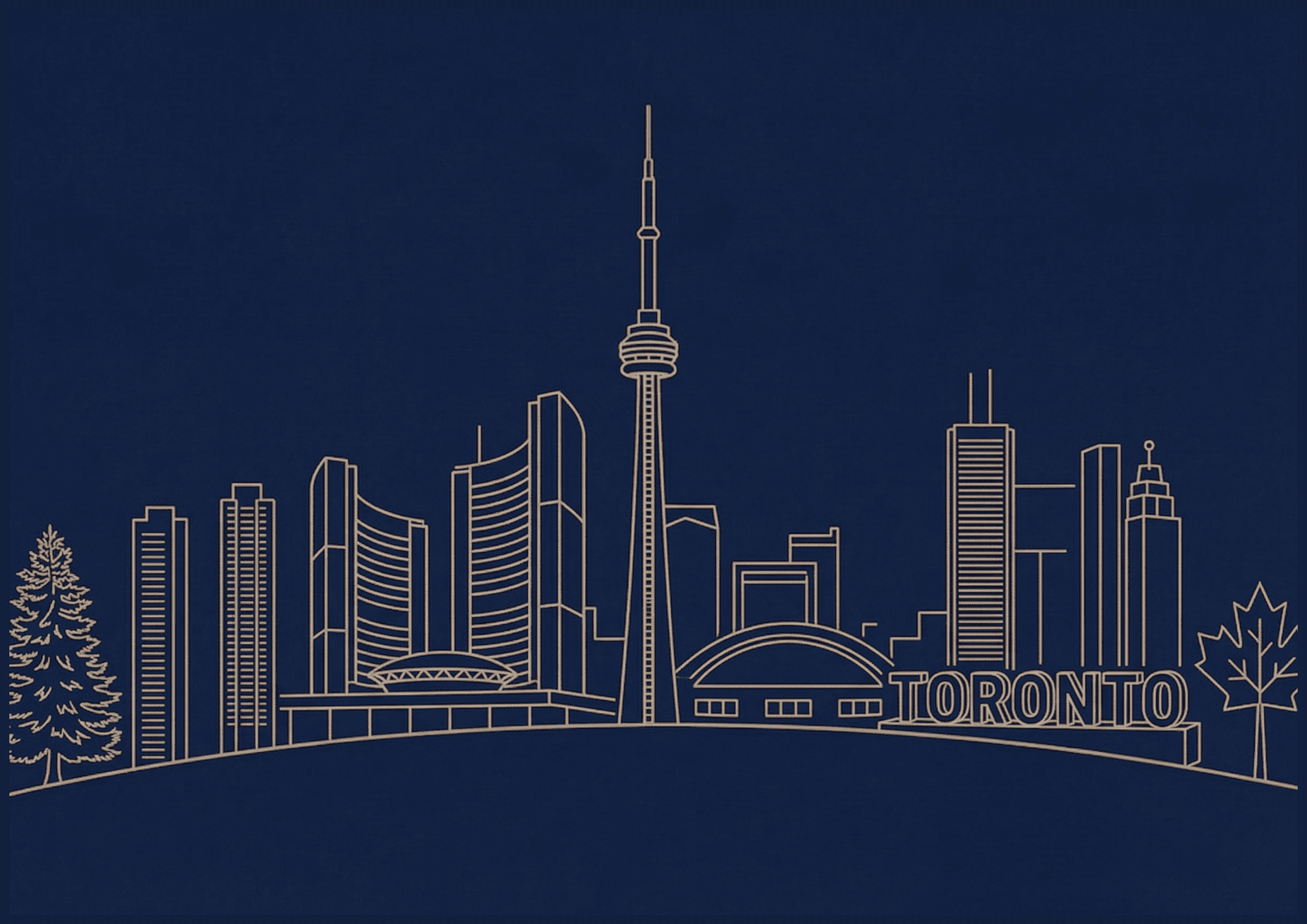 From Toronto cityscape illustration